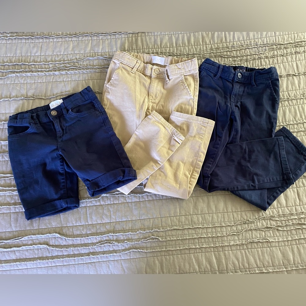 Children’s place girls uniform pants and shorts